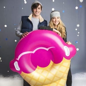 Colac gonflabil – Pink ice cream cone | BigMouth Inc