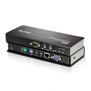 KVM Extender PS/2 VGA/Audio Cat 5 cu Deskew de pana la 300m, Aten CE370
