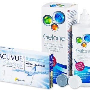Pachet Acuvue Oasys for Astigmatism (6 lentile) + soluție Gelone 360 ml