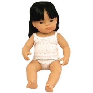 Papusa Miniland Fetita Asiatica 38 cm