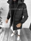Geaca barbati groasa neagra de iarna 1600 48-1.1