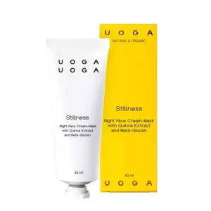 Stillness: Crema de fata naturala hranitoare de noapte – masca cu acid hialuronic si extract de gutui | Uoga Uoga