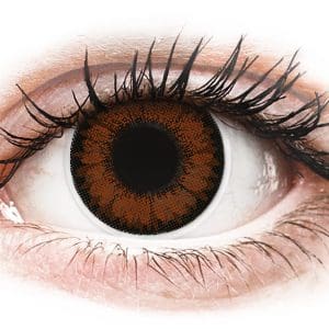Lentile de contact colorate ColourVUE BigEyes Pretty Hazel – fără dioptrie (2 lentile)