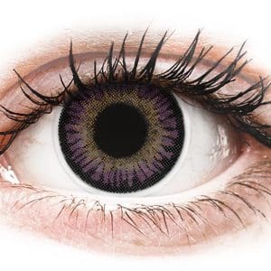 Lentile de contact colorate ColourVUE 3 Tones Violet – fără dioptrie (2 lentile)