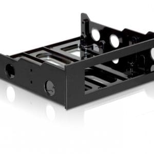 Mounting frame 5.25″ pentru HDD 3.5″ Negru, Delock 18136