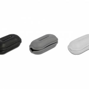 Set 3 bucati organizatoare/protectii cablu, Delock 18335