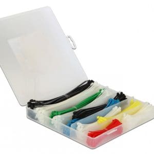 Set bride colorate diverse lungimi 600 buc, Delock 18629