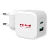 Incarcator priza 1 x USB-A QC3.0 + 1 USB-C PD 20W, Roline 19.11.1052
