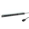 Prelungitor PDU 19″ C20 3600W la 8 prize IEC320 C13 Aluminiu 2m, Roline 19.07.1627