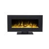 Art Flame Semineu Kansas De sine statator Negru din Metal 508*1067*120