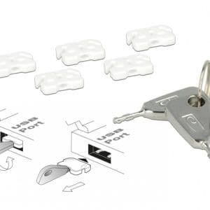 Sistem pentru blocarea portului USB-A, Delock 20648