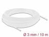 Plasa pentru organizarea cablurilor 10m x 3mm alb, Delock 20692