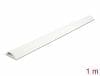 Canal cablu PVC 50 x 12 mm – 1m Alb, Delock 20705