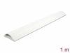 Canal cablu PVC 70 x 20 mm – 1m Alb, Delock 20706