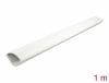 Canal cablu colt PVC 56 x 32 mm – 1m Alb, Delock 20715