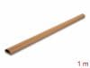 Canal cablu autoadeziv 30x11mm – lungime 1m cu aspect de lemn, Delock 20730