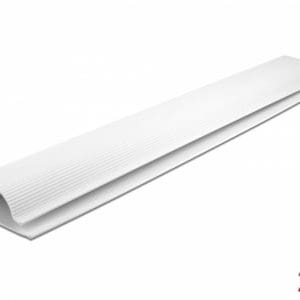 Set 2 bucati canal cablu montare sub masa 400x63x28mm Alb, Delock 20885