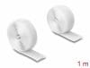 Rola cu arici 1m x 20mm Alb, Delock 20918
