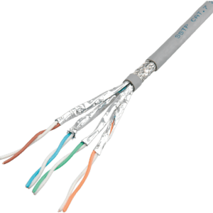 CABLU de retea S-FTP (PIMF) LSOH CAT.7 SOLID AWG23 100M, ROLINE 21.15.0002