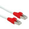 Cablu de retea EASY SFTP cat. 6A Alb 0.3m, Roline 21.15.2470