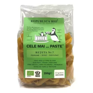 Cele mai…Paste – Rețeta – 6 Porumb Ovăz Spanac, fără Gluten, Ecologic, 250 g | Republica BIO