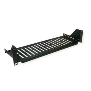 Sertar pentru cabinet 19″ 2U 485x150mm max 10kg Negru, Value 26.99.0404