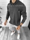 Hanorac barbati gri slim fit 2676 I11-5