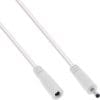 Cablu prelungitor de alimentare DC 3.5×1.35mm T-M 5m Alb, InLine IL26905H