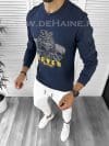 Bluza barbati bleumarin slim fit 2735 i8-2
