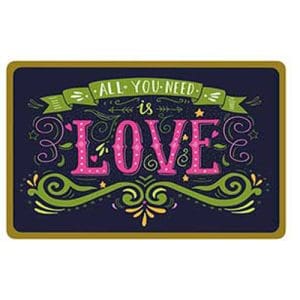 Suport card cu protectie antifrauda – Moneyguard – All you need is love | Chic mic