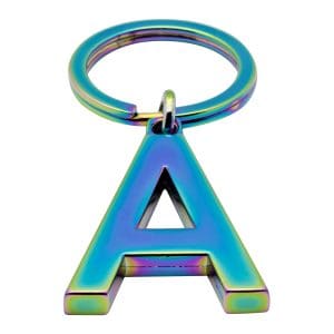 Breloc – Lund Luxe Letter A – Oil Slick | Lund London