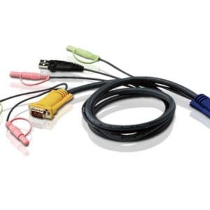 Cablu KVM USB 3 in 1 cu SPHD si Audio 1.2m, ATEN 2L-5301U