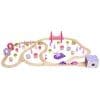 Set Trenulet BigJigs Toys Oraselul Zanelor pentru Fetite