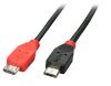 Cablu micro USB-B la micro USB-B T-T OTG 0.5m, Lindy L31758