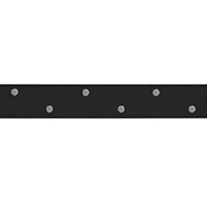 Magnet – Mini magnetic strip with 6 magnets, black, 5×35 cm | Three by Three