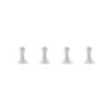 Set 4 magneti- Cinched -White | Romanowski Design