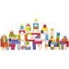 Set 100 Cuburi New Classic Toys din Lemn