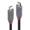 Cablu USB 4 Gen3x2 Type C la type C 8K30Hz/100W Anthra Line T-T 0.8m, Lindy L36947