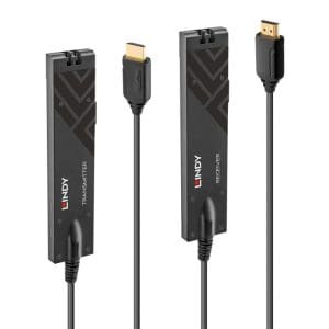 Extender HDMI prin fibra optica 4K@60Hz 300m, Lindy L38179