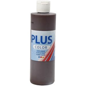 Vopsea acrilică pe bază de apă, 250 ml – Maro