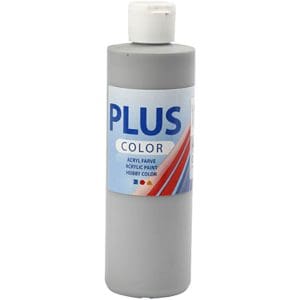 Vopsea acrilică pe bază de apă, 250 ml – Gri