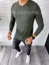 Bluza barbati kaki slim fit 4001 P18-4.3