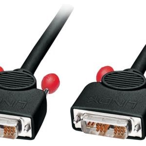 Cablu DVI-I Single Link 5m T-T Negru, Lindy L41273