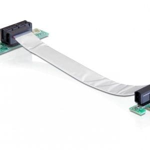 Placa PCI Express x1 cu cablu flexibil stanga, Delock 41839
