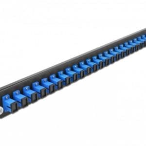 Panou 19″ pentru carcasa 24 porturi SC Simplex OS2 albastru, Delock 43351