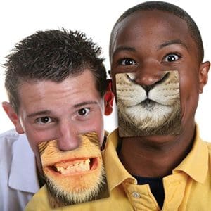 Set 20 de suporturi pentru pahar si accesorii pentru petrecere – Party Animals | Paladone