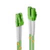 Cablu fibra optica duplex Multimode LC – LC OM5 verde 10m, Lindy L46314