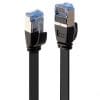 Cablu de retea RJ45 Cat.6A U/FTP Flat 10m Negru, Lindy L47485