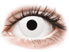 Lentile de contact colorate CRAZY LENS – WhiteOut – lentile zilnice cu dioptrie (2 lentile)
