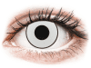 Lentile de contact colorate CRAZY LENS – White Black – lentile zilnice cu dioptrie (2 lentile)